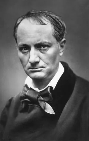 Portrait of Charles Baudelaire, photograph by Étienne Carjat, 1863