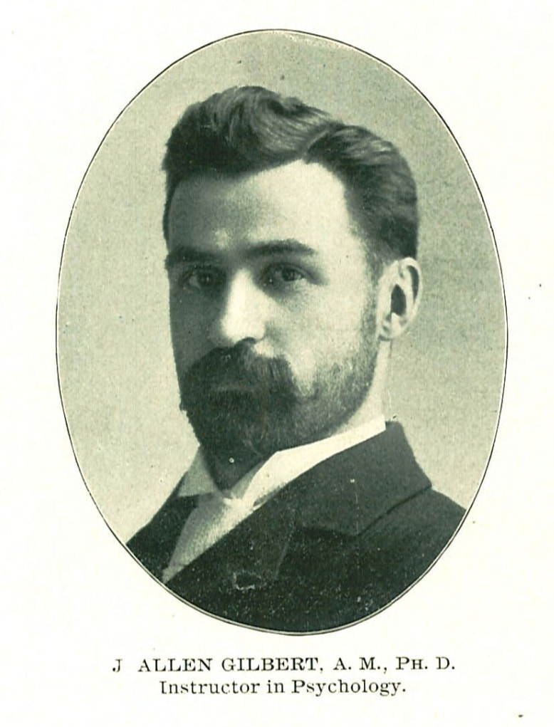 Portrait photograph of J. Allen Gilbert from 1897