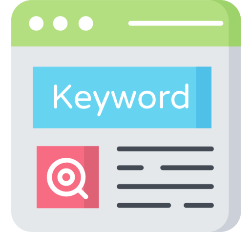 Keywords in the title tag
