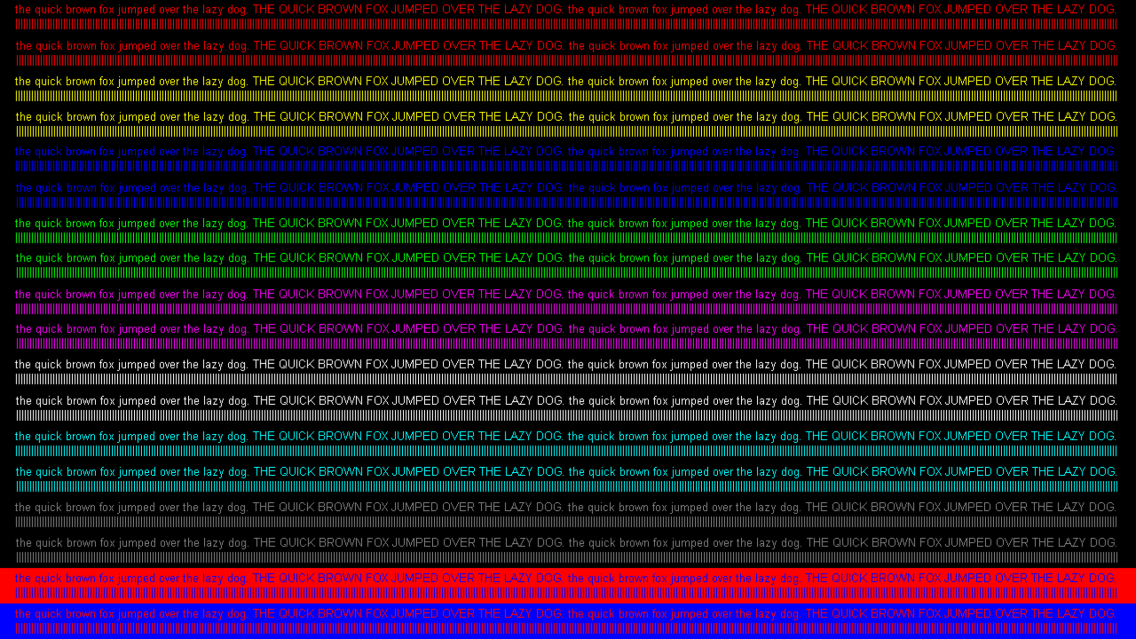 JPEG subsampling Gamma Error Test Image - subsampled at 4:2:0 and zoomed.