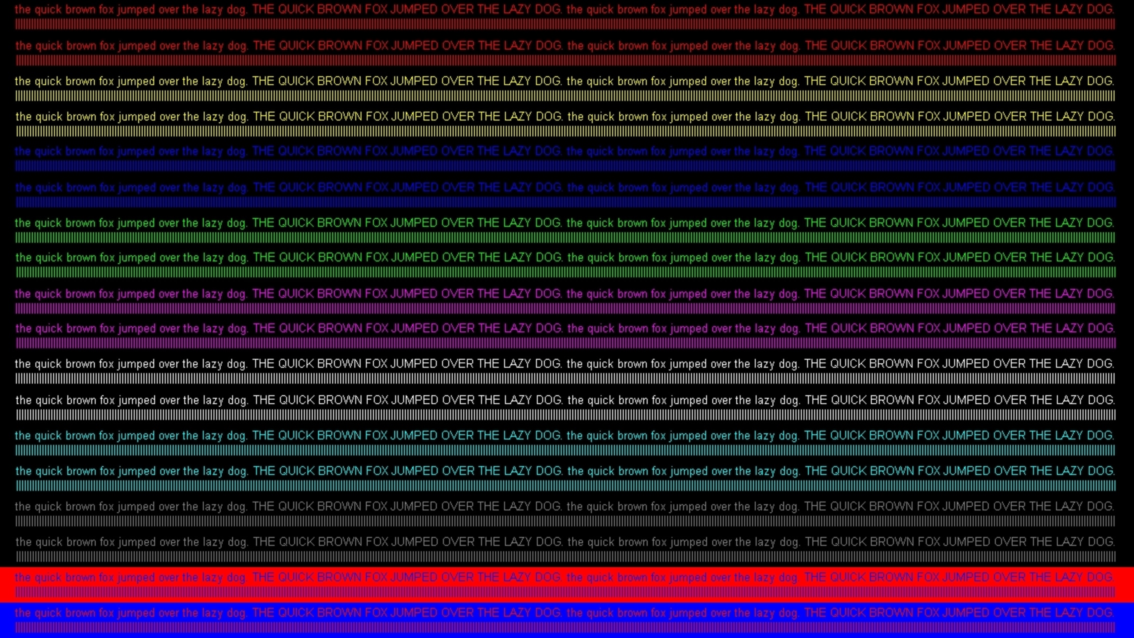 JPEG subsampling Gamma Error Test Image - subsampled at 4:2:0 and zoomed.